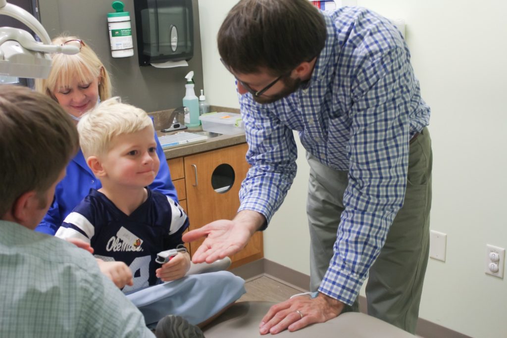 doctor with patient