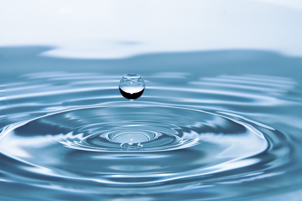 water drop ripple effect